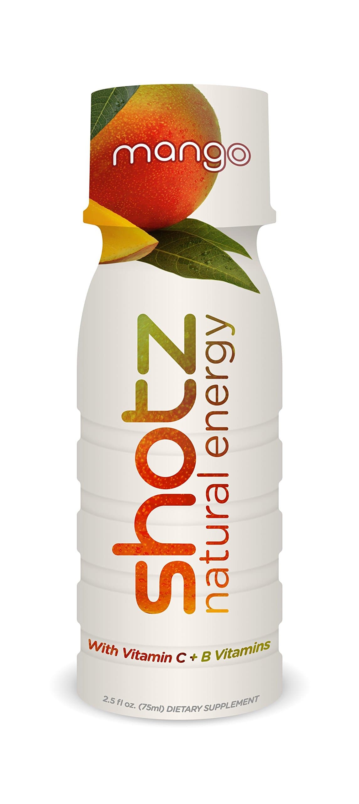 Shotz Natural Energy 12 Count Mango