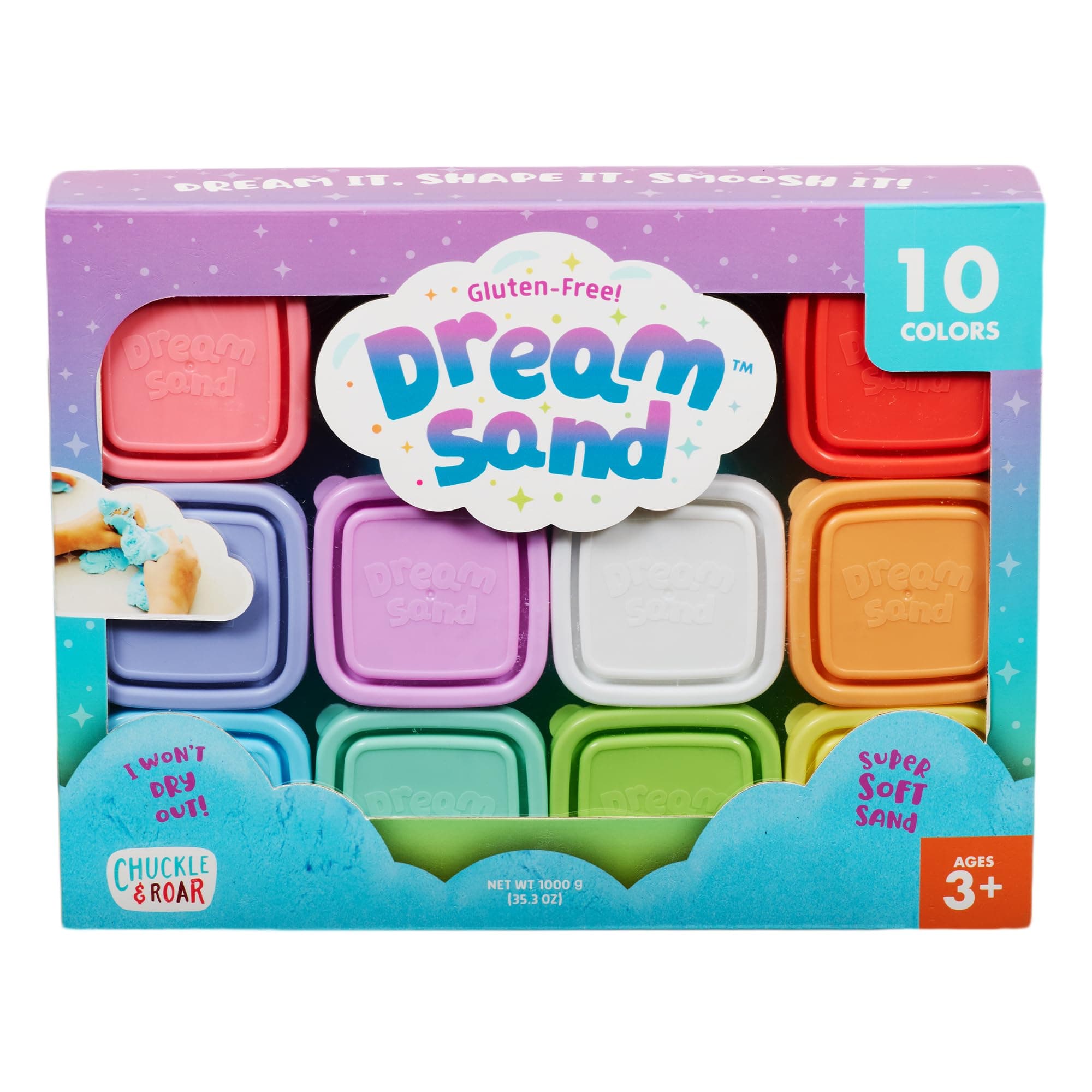 Chuckle & Roar Sensory Dream Sand Mega 10 Pack