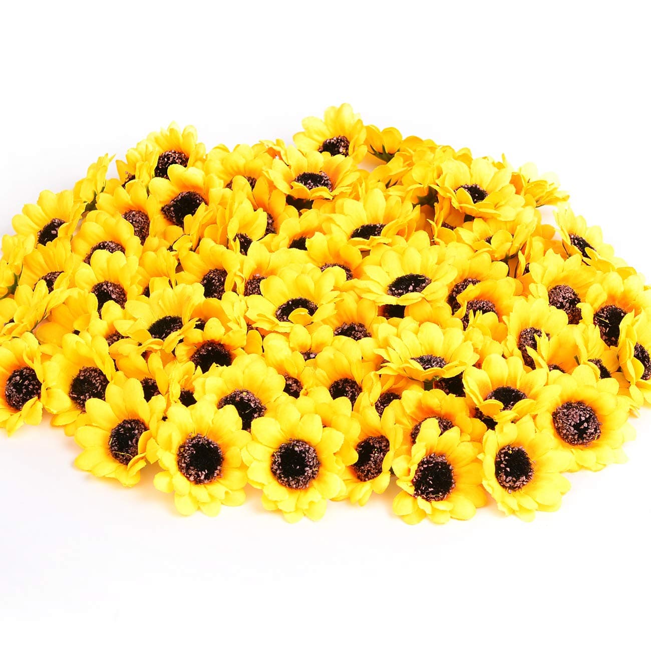 200pcs 1.8inch  Artificial Sunflowers Head