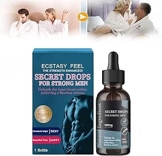 Secret Drops for Strong Men, PleasurePeak Oral Drops, Hormones Drops, Enhancing Sensitivity and Pleasur Boost Energy Levels, Secret Happy Drops for Men (1Pcs)