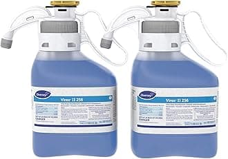 Virex One-Step Disinfectant Cleaner Deodorant, Mint Scent, Two 1.4L Bottles