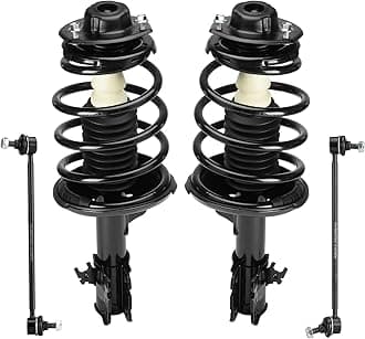 Front Struts Assembly & Sway Bar Links for 1997-2001 Toyota Camry(3L), Lexus ES300; 99-03 Solara, Avalon; Shock Absorber w/Coil Spring Replace 271679 271678 4PCS