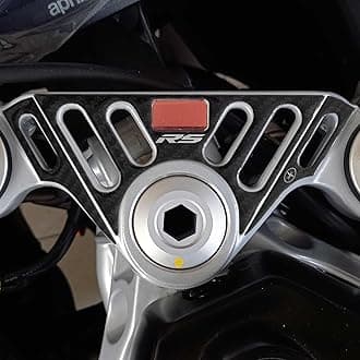 labelbike - 3D Sticker Motorcycle Steering Fork Plate Protection and Decoration in Resin Compatible with Aprilia RS 457 2024