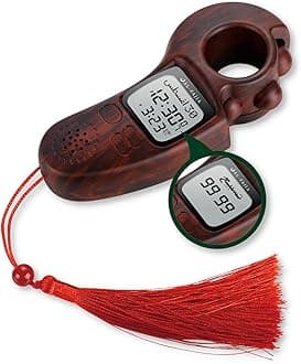 Islamic Prayer Time and Athan Sound Reminder Digital Tasbih Counter, Full Azan Clock for USA and Worldwide, Portable - Dark Brown