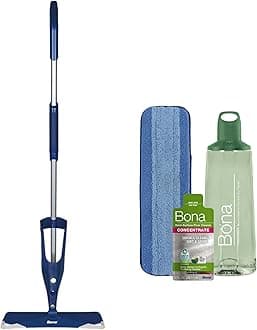 Premium Spray Mop with Bona Multi-Surface Floor Cleaner Concentrate, for Stone Tile Laminate & Vinyl (LVT/LVP)