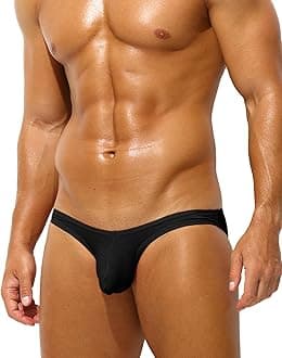 Men's Low Rise Briefs Sexy Bikini Breathable Soft Bulge Pouch Modal Underwear