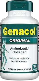 Collagen Peptides Joint Supplements for Men & Women by Genacol | Exclusive Hydrolyzed Collagen Pills | Helps Maintain Healthy Joints | Colageno Hidrolizado | Genacol Original 180 Capsules