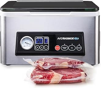Chamber Vacuum Sealer Machine USV20 Ultra Series for Wet Foods, Meat Vacuum Packing Machine, Compact with 11.5-Inch Vaccum Sealer Bar