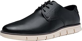 Jousen Mens Dress Shoes Casual Wingtip Polished Leather Oxfords Classic Retro Brogue Oxford Shoes for Men