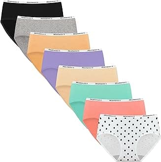Teen Girls Cotton Underwear Pack of 8