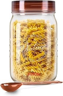 MILTONVintage Pet Jar, 3 Litres, Transparent | Food Grade | Air Tight | BPA Free | Food Storage Container