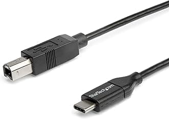 Star Tech USB2CB2M 6 ft. USB-C to USB-B Cable - USB 2.0