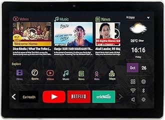 Car Multimedia Entertainment Monitor System Back Seat Android HD 10.1 inch IPS Touch Screen Headrest Ready to Install with Universal Mount (Silver)