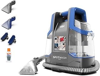 VAX SpotWash Duo Spot Cleaner, For Stains, Spills & Pet Messes, Suitable for Car, Sofa, Upholstery, Compact, Handheld Cleaning Machine Includes Pet Tool & Vax 250ml Solution, CDCW-CSXA.