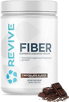 - Revive MD Fiber Supplement for Digestive & Gut Health - 5g of Dietary Fiber Supports a Healthy Digestive System with Psyllium Husk & More - (Chocolate, 30 Servings)