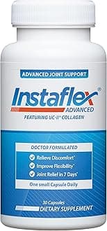 Instaflex Advanced Joint Support Supplement - Turmeric, Resveratrol, Boswellia Serrata Extract, BioPerine, UC-II Collagen- 30 Count