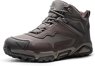 Men's Waterproof Hiking Boots, Lightweight Tactical Boots for Men, Mid Ankle Men's Hiking Boots for Trekking Trails, Outdoor Adventures Hiking