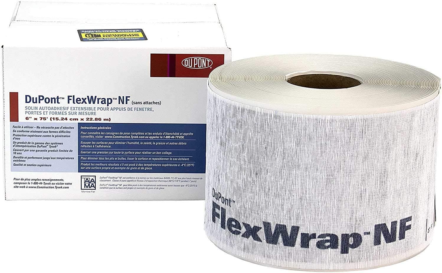 Tyvek FlexWrap NF - 6" x 75' - 1 Roll