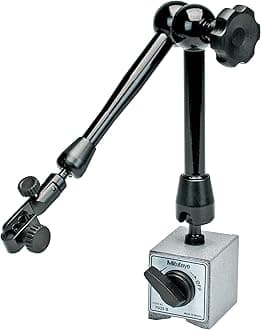 Mitutoyo 7033B Universal Magnetic Stand, 3/8"/6 mm/8 mm, Dovetail, Mech. Lock