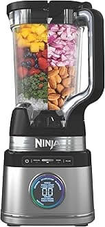 Ninja Blender | Best for Smoothies, Frozen Drinks, Shakes, Veggie Chopper & More | 72 oz. Full Size Pitcher | Blender for Kitchens |1800 Watt | Black | TB201