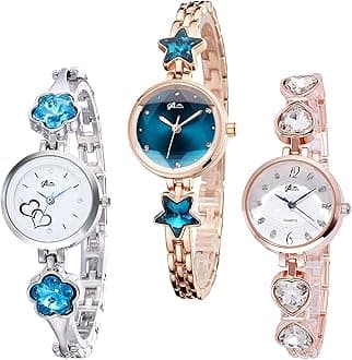 Premium Luxury Analogue Girl's Watch(Multicolour Dial 1-Multicolour Colored Strap)