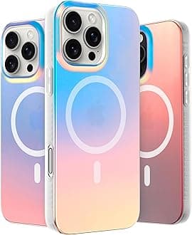 LONLI Hue for iPhone 16 Pro Case – Dynamic PrismGlow Color-Shift Iridescent Phone Cover, Slim Shock-Absorbing, Compatible with MagSafe & Magnetic Wireless Charging