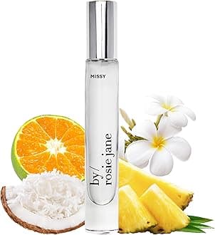 Eau De Parfum Travel Spray (Missy) - Clean Perfume for Women - Notes of Coconut, Green Mandarin, Pineapple and Frangapani - Paraben-Free, Vegan, Cruelty-Free, Phthalate-Free (7.5ml)