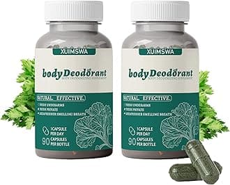 Body deodorizing supplement, body deodorizer capsules,deodorant supplements for women-90 Capsules (2PCS)