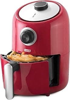 Dash DCAF150GBRD02 Compact Air Fryer, Red