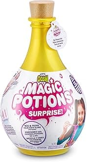 Oosh Potions Slime Surprise (Yellow) by ZURU DIY Slime Kit with Sparkles, Beads, Glittler, Stress Relief, Party Favors, Magical Fluffy Putty Slime for Kids and Girls Ages 6+