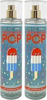 Bath and Body Works FireCracker Pop Fine Fragrance Mists Pack Of 2 8 oz. Bottles (FireCracker Pop)