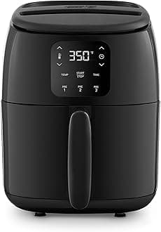 Digital Tasti-Crisp™ Air Fryer - Compact Electric Digital Fryer With Auto Shut-Off Feature - Ideal for Small Spaces - AirCrisp® Technology - 2.6 Quarts - Black