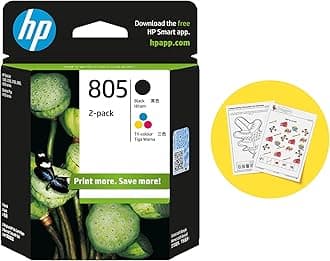 HP 805 Color/Black Ink Cartridge Combo 2-Pack