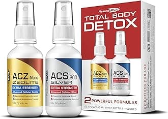 Total Body Detox Extra Strength System – ACS 200 Silver & ACZ Nano Zeolite are Clinically Proven to Detoxify & Boost Immunity. Recommended by Doctors Worldwide ( 2 oz - 30 day)
