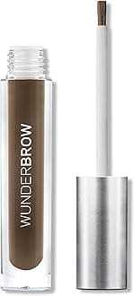 WUNDERBROW Eyebrow Gel, Waterproof, Smudgeproof, Lasts for Days, Shade: Deep Black/Brown, Vegan and Cruelty-Free