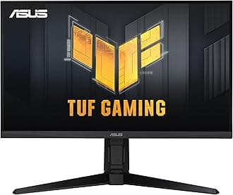 ASUS TUF Gaming 27” 1080P Monitor (VG279QL3A) - Full HD, 180Hz, 1ms, Fast IPS, Extreme Low Motion Blur, FreeSync Premium, G-SYNC Compatible, Speakers, DisplayPort, Height Adjustable, 3 Year Warranty