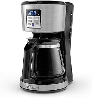 BLACK+DECKER 12-Cup* Coffeemaker, Programmable, Exclusive VORTEXTM Technology, CM1331S-1