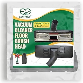 EZ SPARES 1 1/4 inch 32mm Universal Vacuum Cleaner Euro Floor Brush Head Brush Attachment for Floor and Carpet Combo Tool New Designed to Fit Hoover, Eureka, Rainbow,Shop VAC