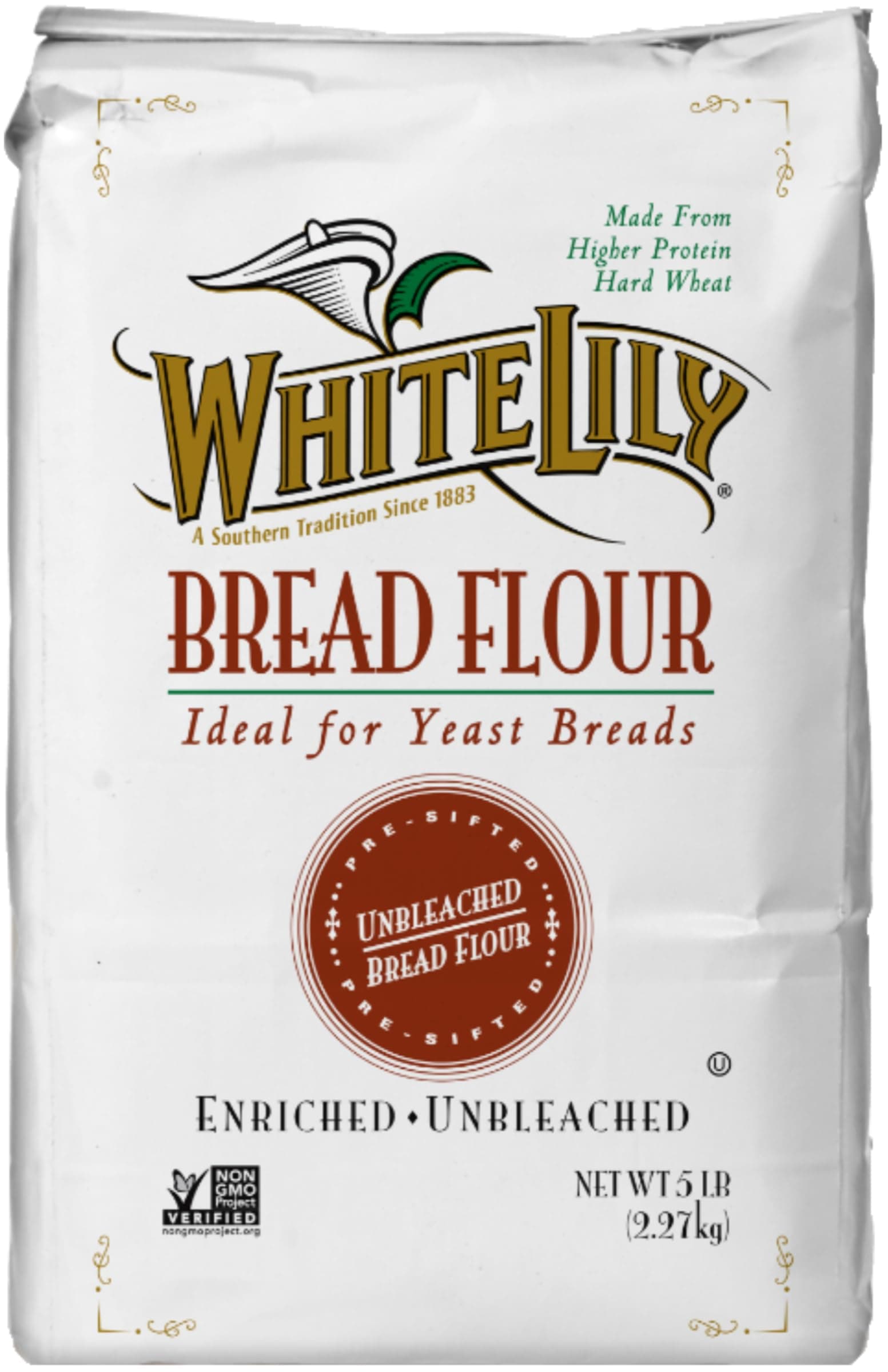 White Lily Bread Flour, 5 Pound