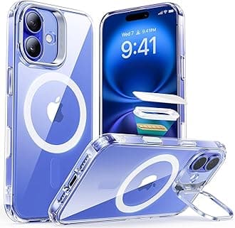 【Design Award Series!】ESR iPhone 16 Case, Magsafe Compatible, Camera Control, US Military MIL Standard Protection, Yellowing Resistant, Shockproof, Hidden Stand, Scratch-Resistant Back, iPhone 16 Case