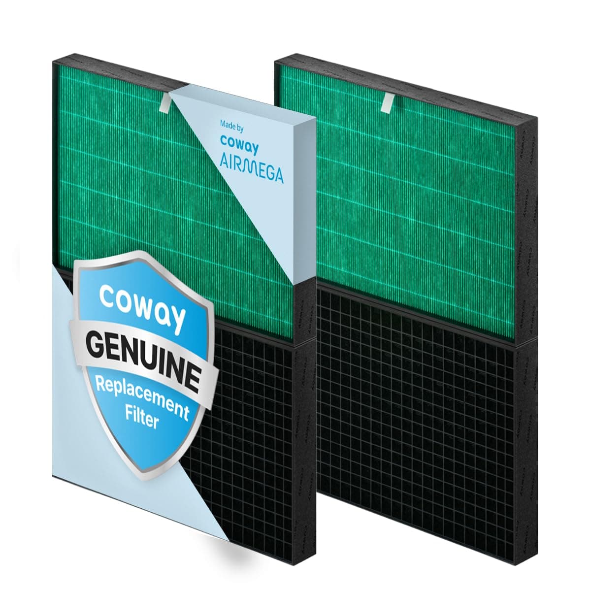 Airmega ProX Air Purifier Replacement Filter Set, Max 2 Green True HEPA and Active Carbon Filter