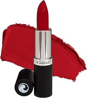 Organic Lipstick (Pomegranate - Deep Red/Cool Crème)