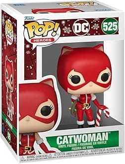 POP Heroes: Holiday '24 – Catwoman - DC Comics - Collectable Vinyl Figure - Gift Idea - Official Merchandise - for Kids & Adults - Comic Books Fans - Model Figure for Collectors and Display