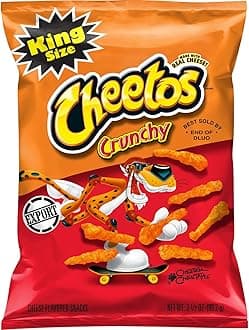 Crunchy Cheese Chips Made with Real Cheese 3.5 OZ (99g) - Export