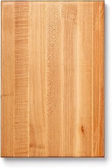 R01 Maple Wood Edge Grain Reversible Cutting Board, 18 Inches x 12 Inches x 1.5 Inches