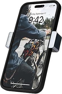 FREAKMOUNT Magnetic Motorcycle Phone Mount - Compatible with Harley Davidson - Premium Billet Aluminum Holder for Gas Tank, High-Speed Magnet Accessories - Fits Most Phones, Steel Blue