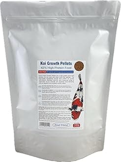 Koi Growth Pellets Floating Fish Food 1250g 4.5mm Carp & Goldfish High Protien Diet For Fast Growth