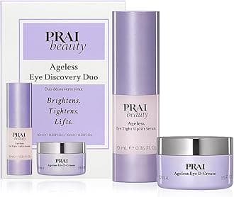 PRAI Beauty Ageless Hydrating amd Amti-Aging | Ageless Eye D-Crease and Ageless Eye Tight Uplift Serum