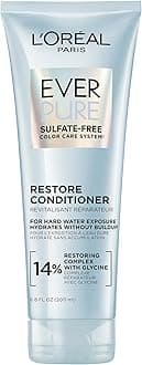 Restore Sulfate Free Conditioner with Antioxidants, Moisturizing Conditioner for Hard Water Exposure and Styling Build-up, EverPure, 6.8 Fl Oz