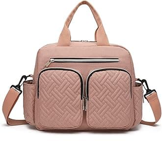 Kono Baby Changing Bag, Multifunction Nappy Bags, Hospital Maternity Tote Handbag, Diaper Messenger with Stroller Straps and Insulated Pockets, for Mum and Dad